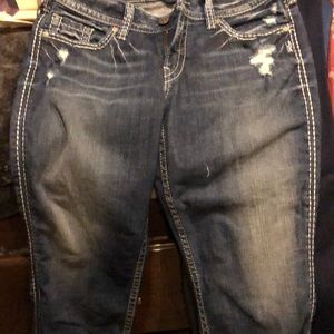 New with tags silver Capri